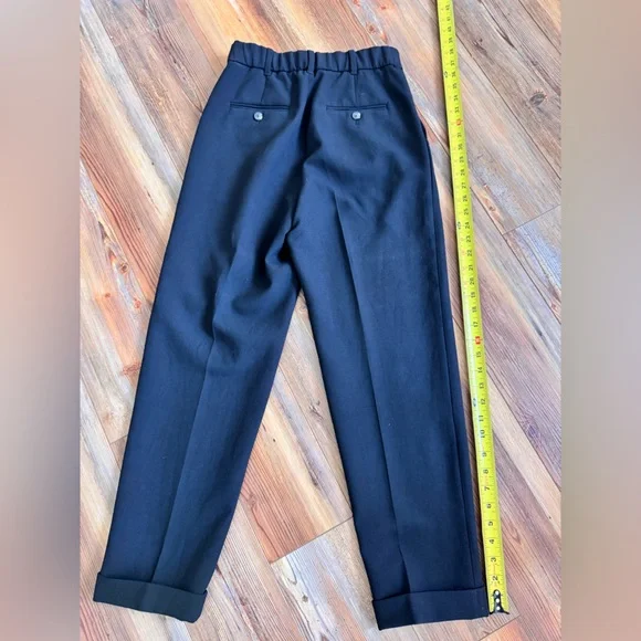 Aritzia - Wilfred, size 4, Black Pleated Trousers - Picture 9 of 11